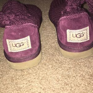 Purple ugg boots